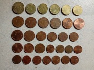 ZESTAW MONET EUROCENT: 1, 2, 5, 10, 20 EUROCENT: 1,35 EURO