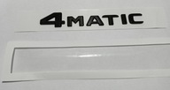 EMBLEMAT ZNACZEK 4matic mercedes czarny płaskie