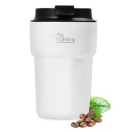 Termo podróżny Otto Koning 350ml kubek stalowy termiczny do kawy biały