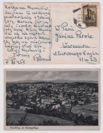 1945 kasownik prowizoryczny Jelenia Góra