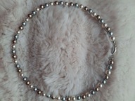 NASZYJNIK KOLIA perła słodkowodna sylwestrowy Z FRĘDZLAMI SYLWESTER BIB