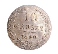 10 groszy 1840 Destrukt