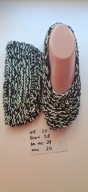25 Kapcie balerinki handmade roz.38 NOWE ręcznie robione