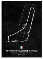 Plakat „Racing Tracks” – Minimalistyczny Plakat Torów Wyścigowych