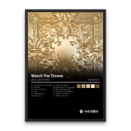 Plakat JAY-Z KANYE WEST „Watch The Throne” A3