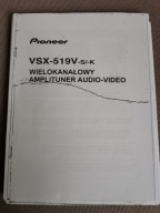 INSTRUKCJA OBSŁUGI PIONEER VSX-519 JĘZYK POLSKI
