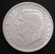 Rumunia 500 lei 1944 - król Michał - srebro