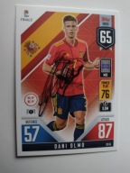 Karta panini autograf Hiszpania Dani Olmo Liga Narodów