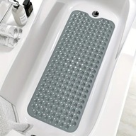 Ekstra Długa Mata ANTYPOŚLIZGOWA do Kąpieli do wanny SUPER MOCNA 100x40 cm