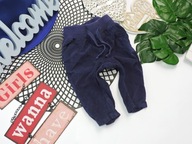 Cubus - granatowe sztruksy , pas guma r 62