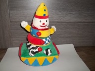 PLUSZOWA PIRAMIDKA KLAUN BUJAWKA Z DZWONKIEM 31X20