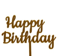 topper na tort dekoracja personalizacja HAPPY BIRTHDAY!!!
