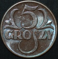 5 groszy 1939 - menniczy egzemplarz