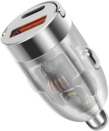 Mocna ładowarka samochodowa USB C PD 60 W