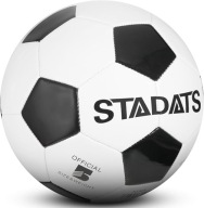 Piłka Nożna Treningowa Dla Dzieci, Dorosłych Szyta Rozmiar 5 Czarno – Biała