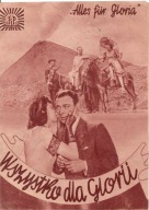 WSZYSTKO DLA GLORII- romans - film -program kinowy -lata 30,40-te