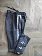 Spodnie damskie L lampas bawełna dresowe regulowany-pas82