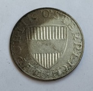 moneta srebro Austria 10 schilling 1958