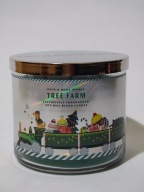 Świeca zapachowa Bath & Body Works 3-knotowa parafinowa Tree Farm
