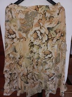 Spódniczka 46 48 spódnica szyfonowa rozkloszowana jak nowa