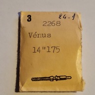 Wałek naciagu Chronograf Venus cal 175,czesci do zegarka ze starych zapasow
