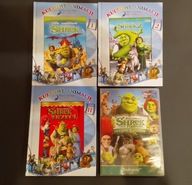 SHREK 1 2 3 4 zestaw KOMPLET filmów DVD PL dubbing 5.1 części 1 - 4