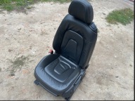 FOTEL LEWY PRZÓD PRZEDNI KIEROWCY SKÓRA AUDI A5 8T 3D COUPE GRZANY