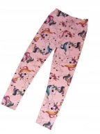LEGGINSY RÓŻOWE JEDNOROŻCE ROZM. 98