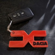 Brelok / Breloczek kluczy do samochodu Dacia - czerwony