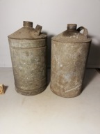 Stary zbiornik bańka na naftę - paliwo - cena za dwie sztuki