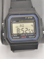 Zegarek elektroniczny czarny metalowa Vintage Sportowy wielofunkcyjny