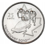 Kanada - 25 centów Bobsleje (2008)