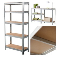 Regał magazynowy Metalowy do biura garażu Pokoju 5 PÓŁEK 180x90x40 875kg