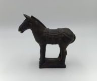 Koń bojowy wojenny z chińskiej armii - wykonany z terakoty - kolekcjonerski