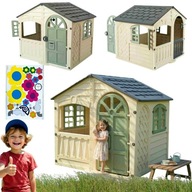 Duży Domek Ogrodowy PalPlay XXL Anty UV Naklejki Gratis Certyfikat CE Mocny