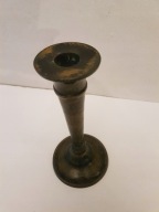 VINTAGE ŚWIECZNIK LICHTARZ ANGIELSKI Z BRĄZU COLLECTION