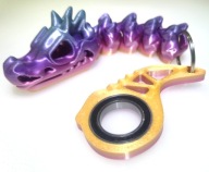 Keyrambit KeySpinner Layer Blend Flexi Czaszka T Rex Rekinek HIT