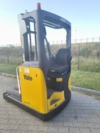 Używany wózek widłowy elektryczny wysokiego składowania Yale MR14 2013