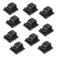 10x Uchwyt na Kable Przewody Światełka Organizer Samoprzylepny Zestaw 10szt