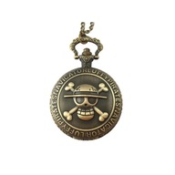 Zegarek Kieszonkowy Quartz One Piece Luffy Pirates Navigator Klasyczny Brąz