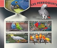 Togo 2019 ** cena 13,50 zł kat,8€ (2) - ptaki, papuga, arkusz