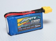 Pakiet LiPO Zippy Flightmax 1300mAh 2S 20C/30C