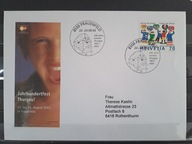 Szwajcaria - Helwetia - koperta FDC