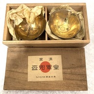 Japonia Pozłacane puchary „Triumf w Mandżurii Mongolii. Hełm wojskowy” 1933