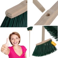 SZCZOTKA ZAMIATACZ GOSPODARCZA DO ZAMIATANIA MIOTŁA OGRODOWA ZMIOTKA KIJ