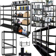 Regał magazynowy metalowy Dodas 200 x 100 x 40 cm max 120 kg na półkę