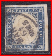 WŁOCHY - znaczek kasowany z 1862 roku. Z 8334