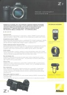Katalog Prospekt Nikon Z7 2 strony PL