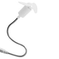 FINE ELEMENTS MINI USB FAN WIATRACZEK DO KOMPUTERA I LAMPKA SILIKONOWA