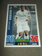 MATCH ATTAX 2015-2016 REAL MADRYT Raphael Varane 79